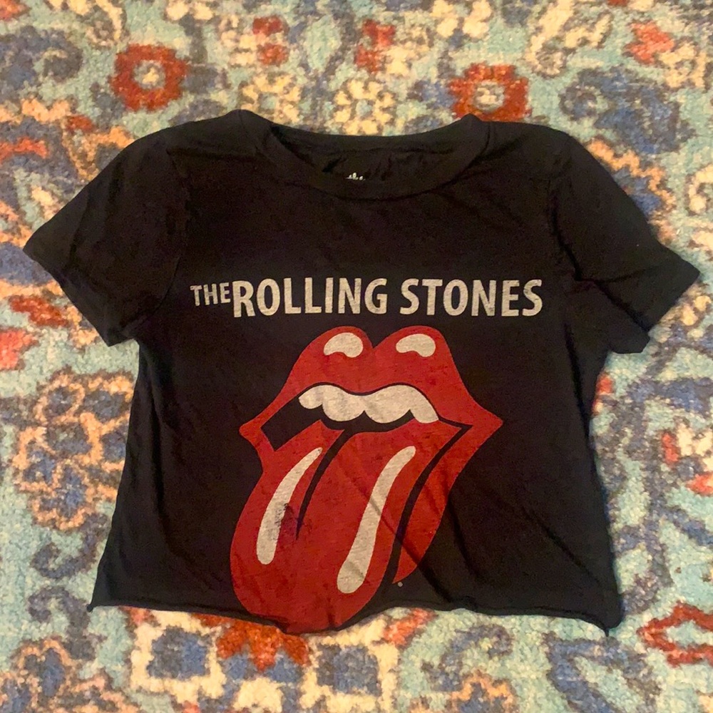 Rolling Stones crop top